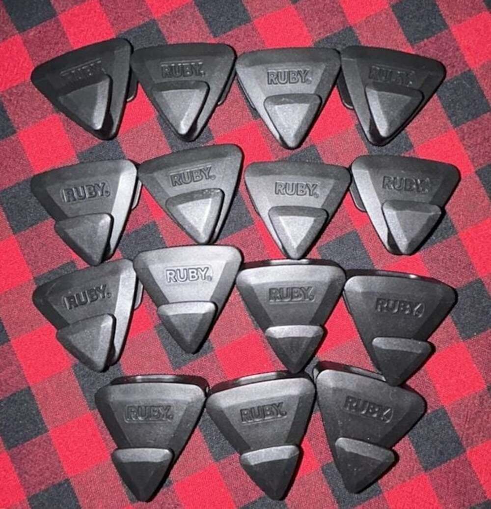 RUBY Space Triangles Closet Hanger Organizer Hooks - Set of 15